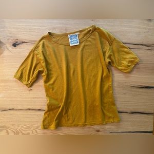 Jungmaven Boxy tee Marigold Small